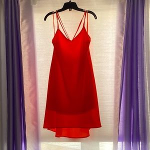 Dynamite Neon Orange Mini Dress